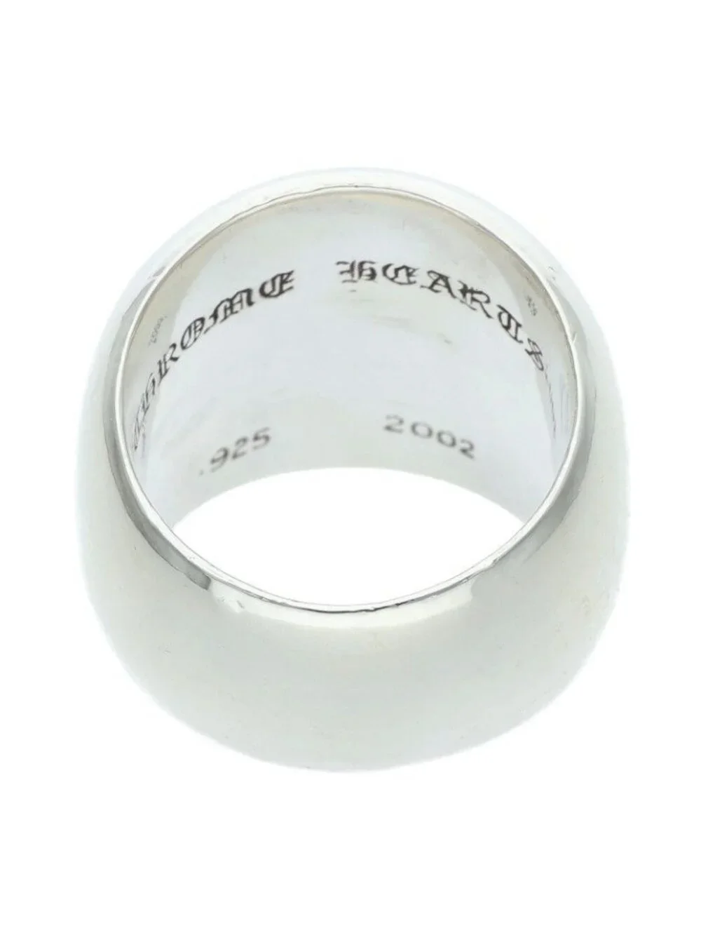 Chrome Hearts Clssc Oval Star Classic Silver Ring